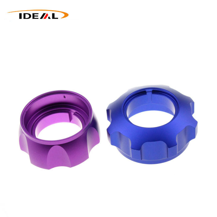 Meaisíniú CNC saincheaptha ag casadh muilleoireacht páirteanna meicniúla alúmanaim anodized anodized