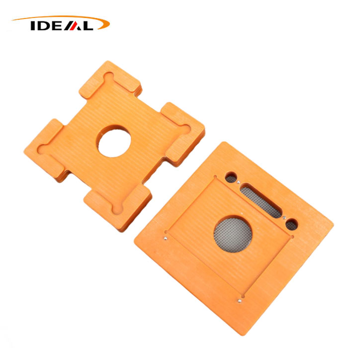 Beachtas Ard CNC Plaistigh Plaistigh Feanólacha Bakelite Milled